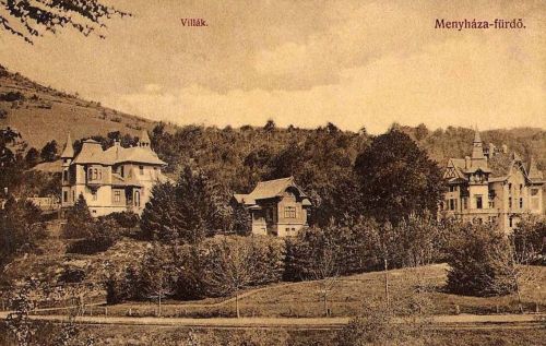 Menyháza fürdő:villák.1911