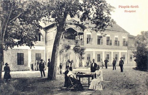 Püspökfürdő:Főépület.1908