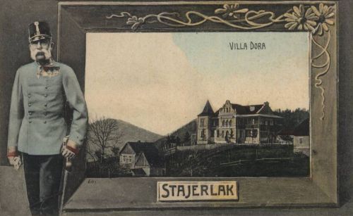 Stájerlak:Ferencz József király és Dora villa.1907