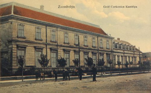 Zsombolya:gróf Csekonics kastély.1912