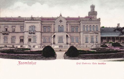 Zsombolya:gróf Csekonics Csito kastély.1903